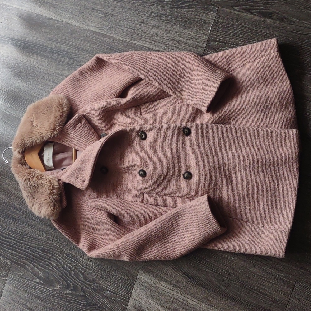 Zara Wool Peacoat